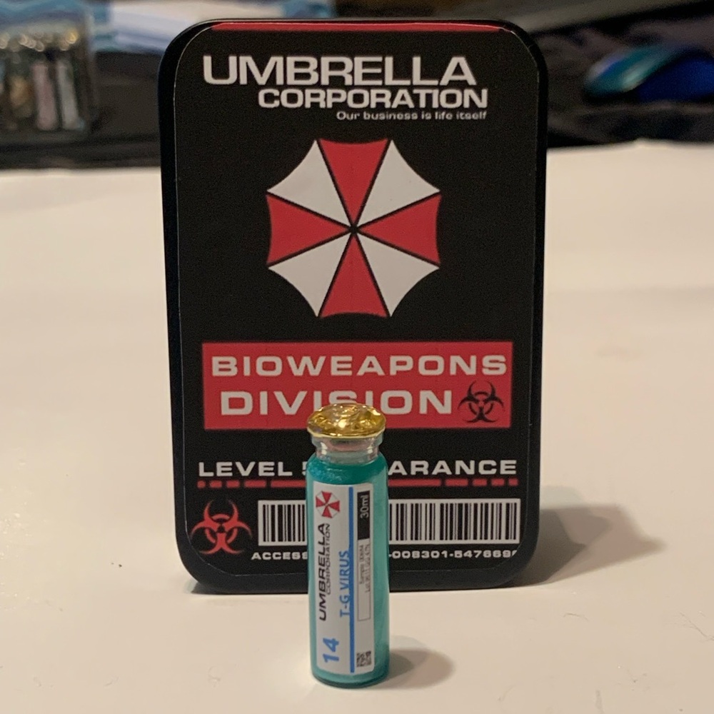 Resident Evil - t+G Virus Vial - 1.25inches